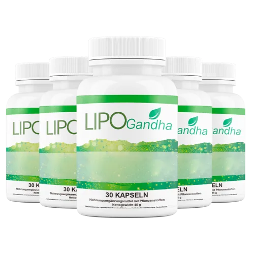 LipoGandha 6 Flaschen Packung — bester Preis pro Flasche für 6 Monate